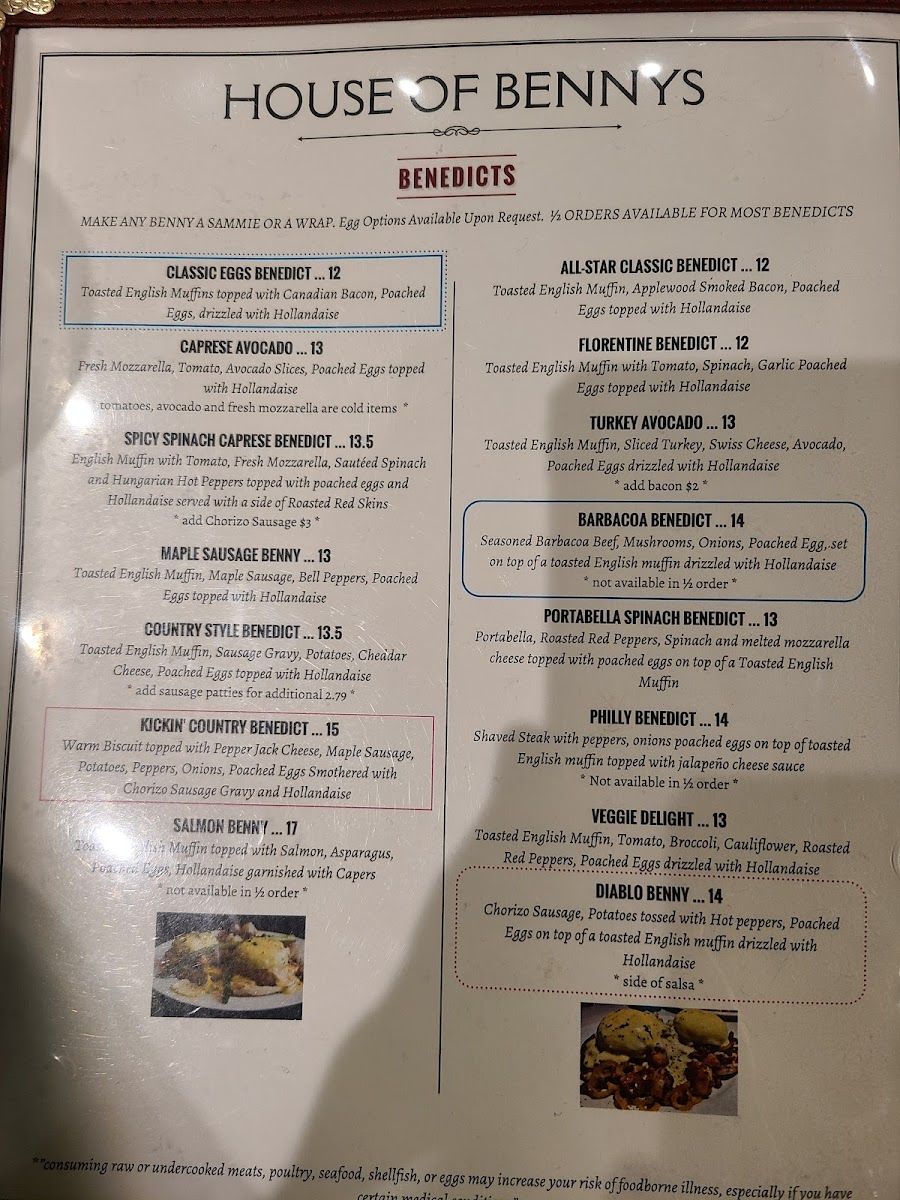 Menu House Of Bennys-10
