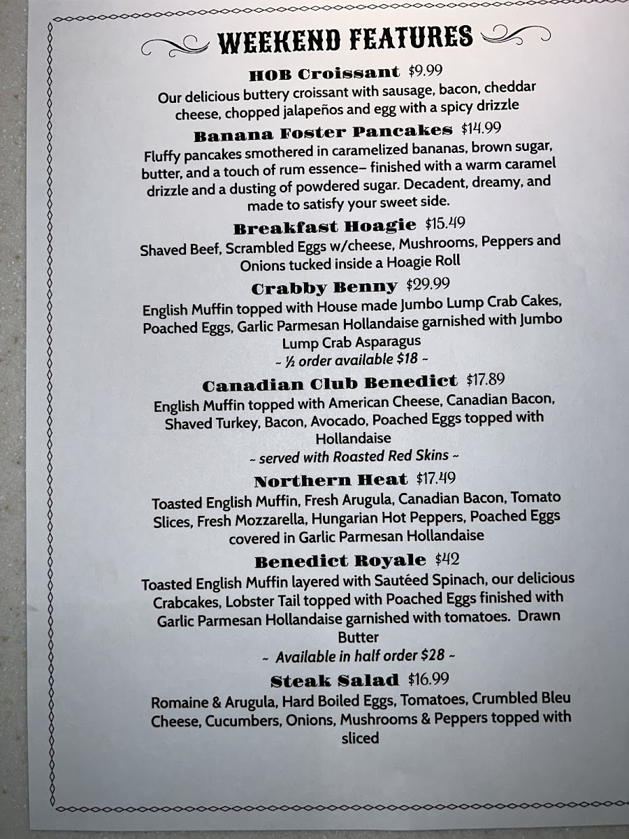 Menu House Of Bennys-3