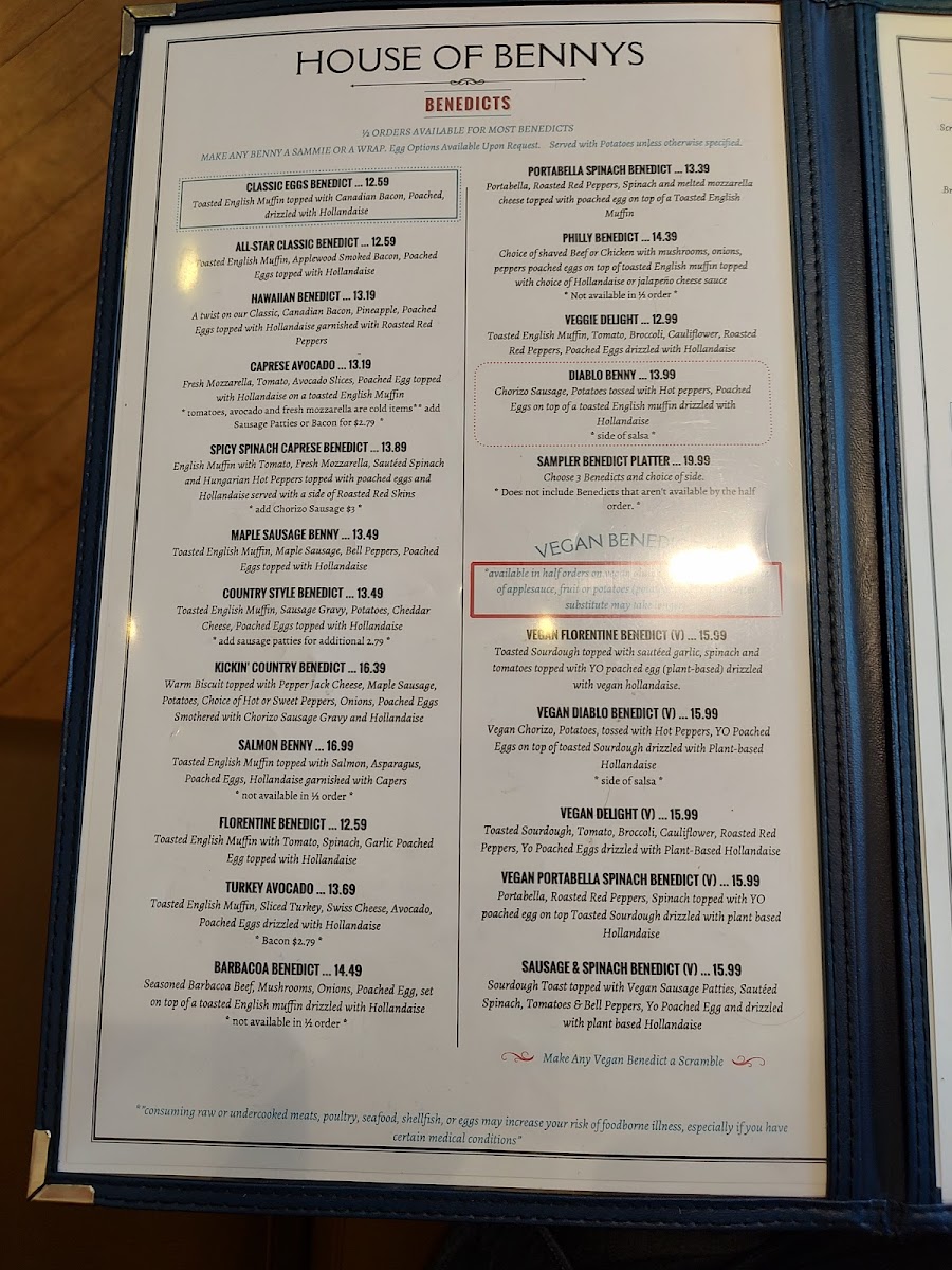 Menu House Of Bennys-9